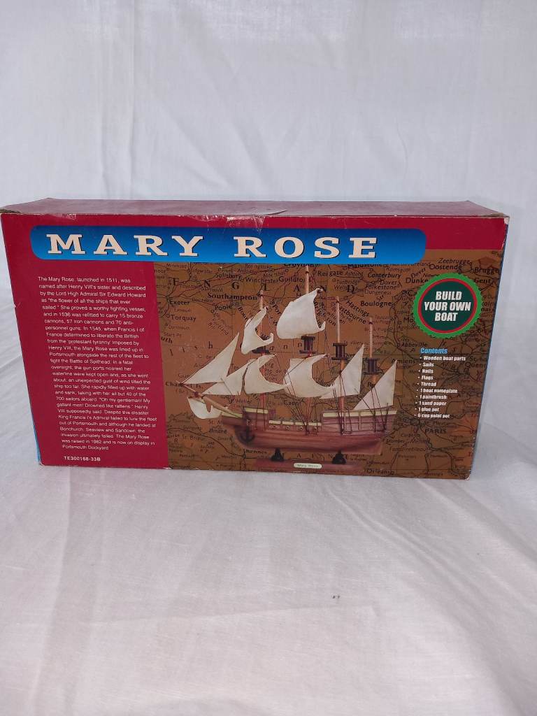 Model ship of the Mary Rose 