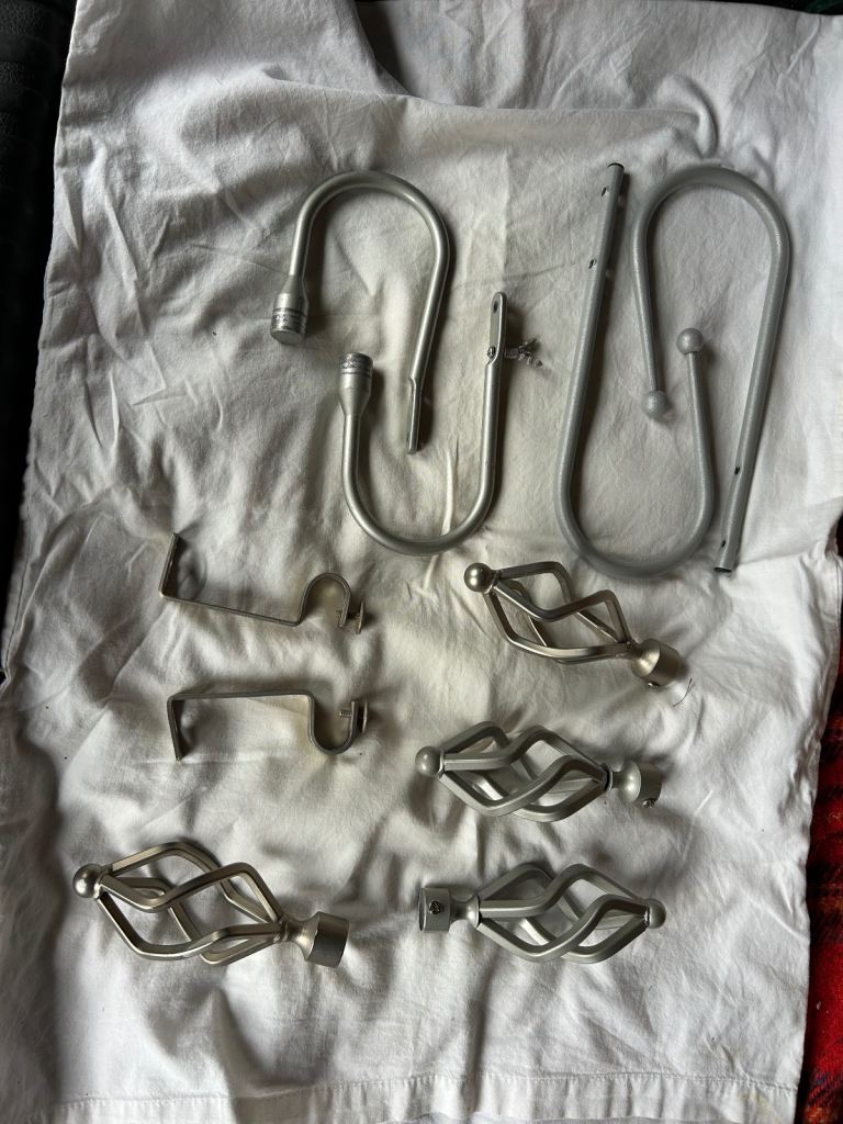 Curtain pole and attachments 