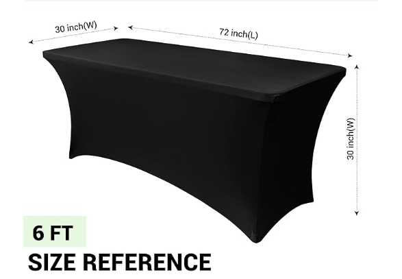 Lycra table cover