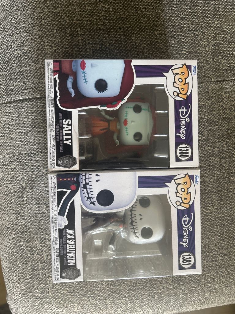 Funko Pop! Jack Skellington and Sally Disney Figures