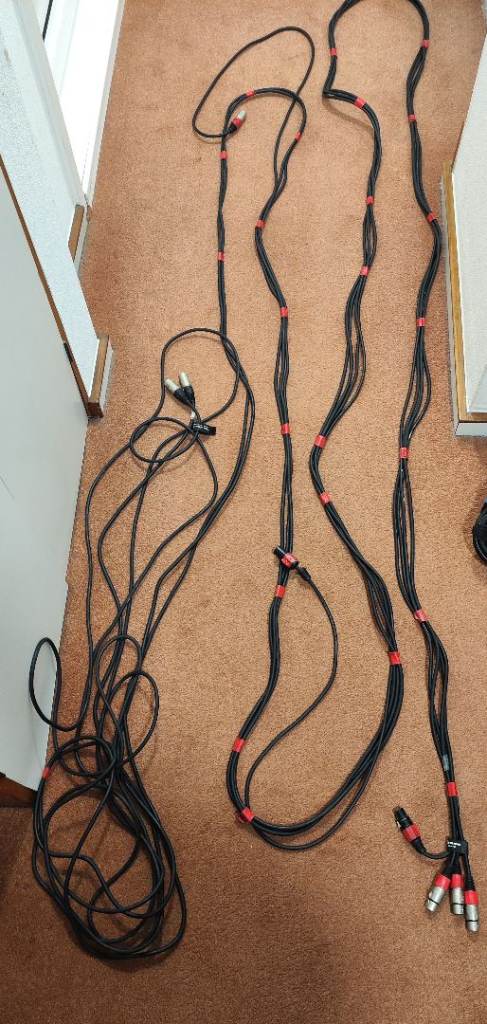 4-Way XLR Cable Loom / Bundle – 5m, 8m, 10m & 15m – Van Damme / Sommer – Neutrik – Tested