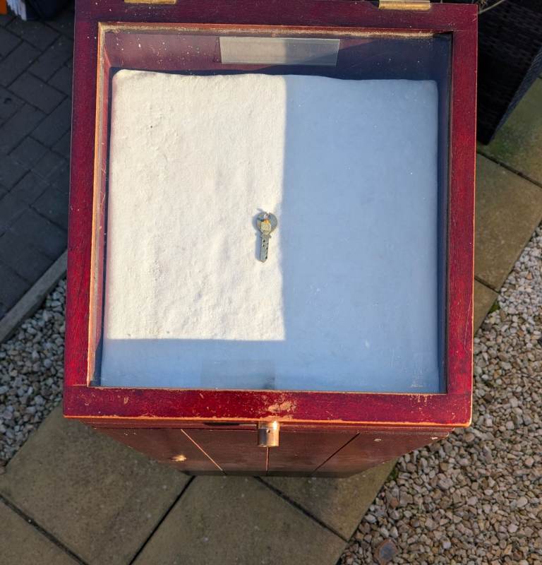 Multi draw jewellers collectors display cabinet 