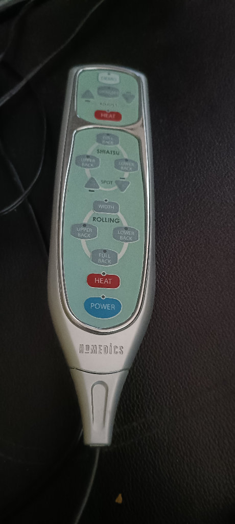 Homedics massage seat with remote control 