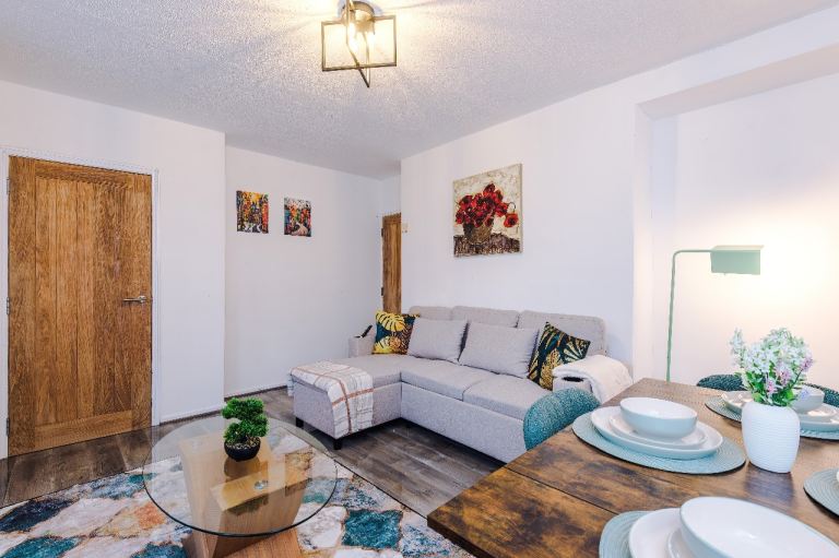 Solid wood external back door 