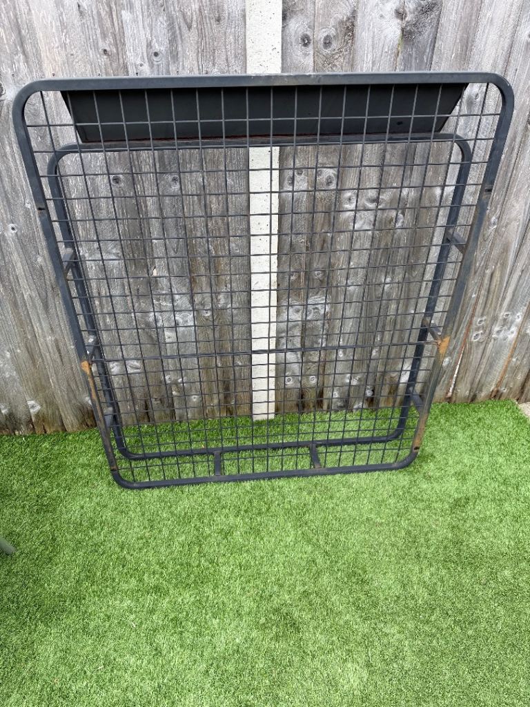 Metal Bed Frame / Storage Rack – Black