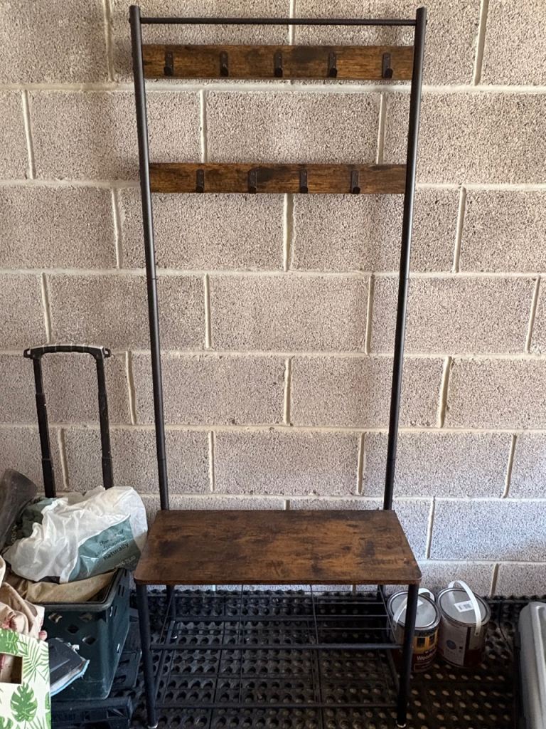 Hallway coat rack / shoe bench / storage bench