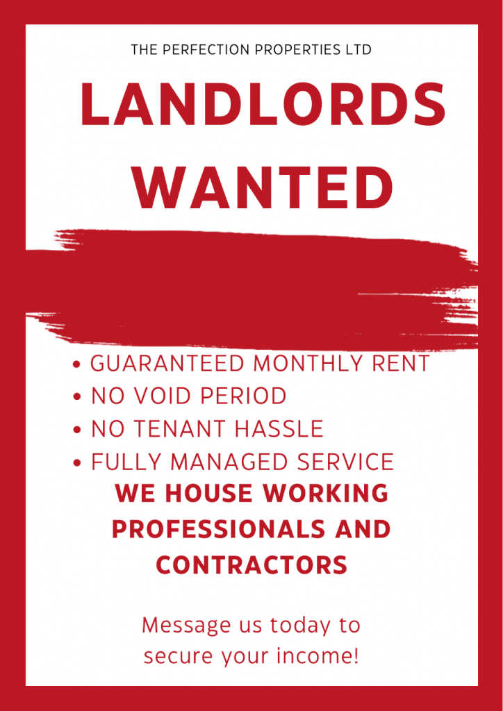 Property wanted - Guaranteed Rent Company Let
