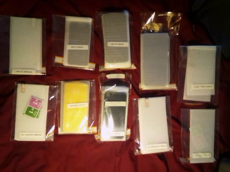 Various iPhone  Screen Protectors – Clear, matte, all New