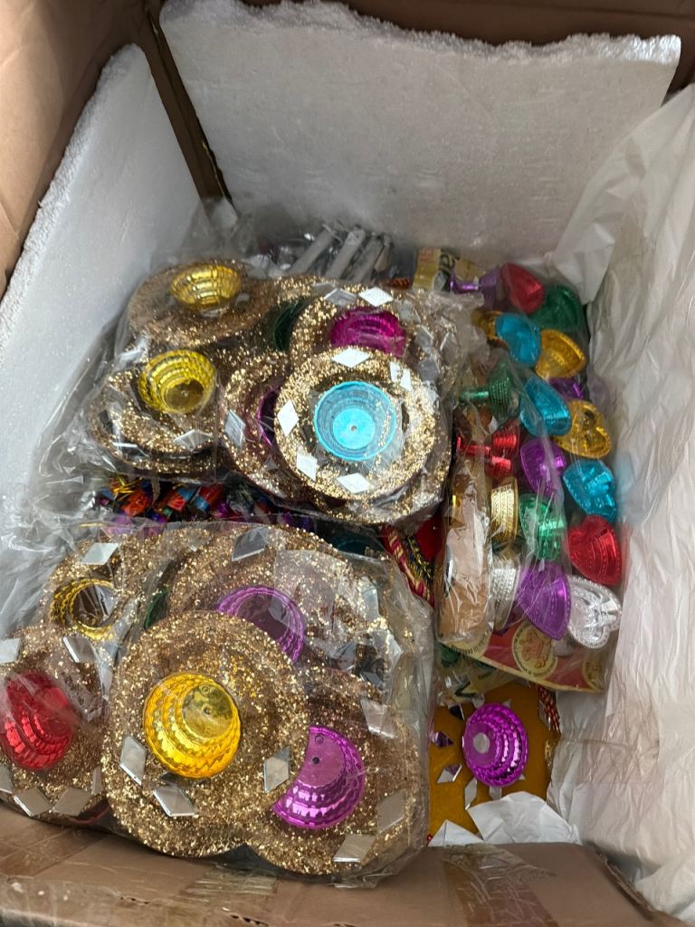 FREE New Multicoloured Decorative Candle Holders - Bulk Pack