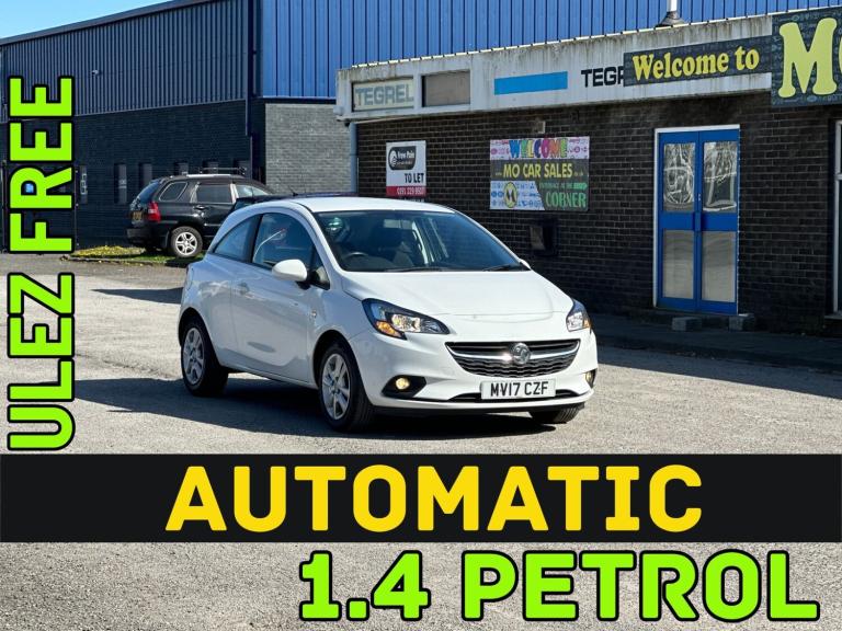 2017 Vauxhall Corsa 1.4 ecoFLEX Design 3dr Easytronic HATCHBACK Petrol Automatic