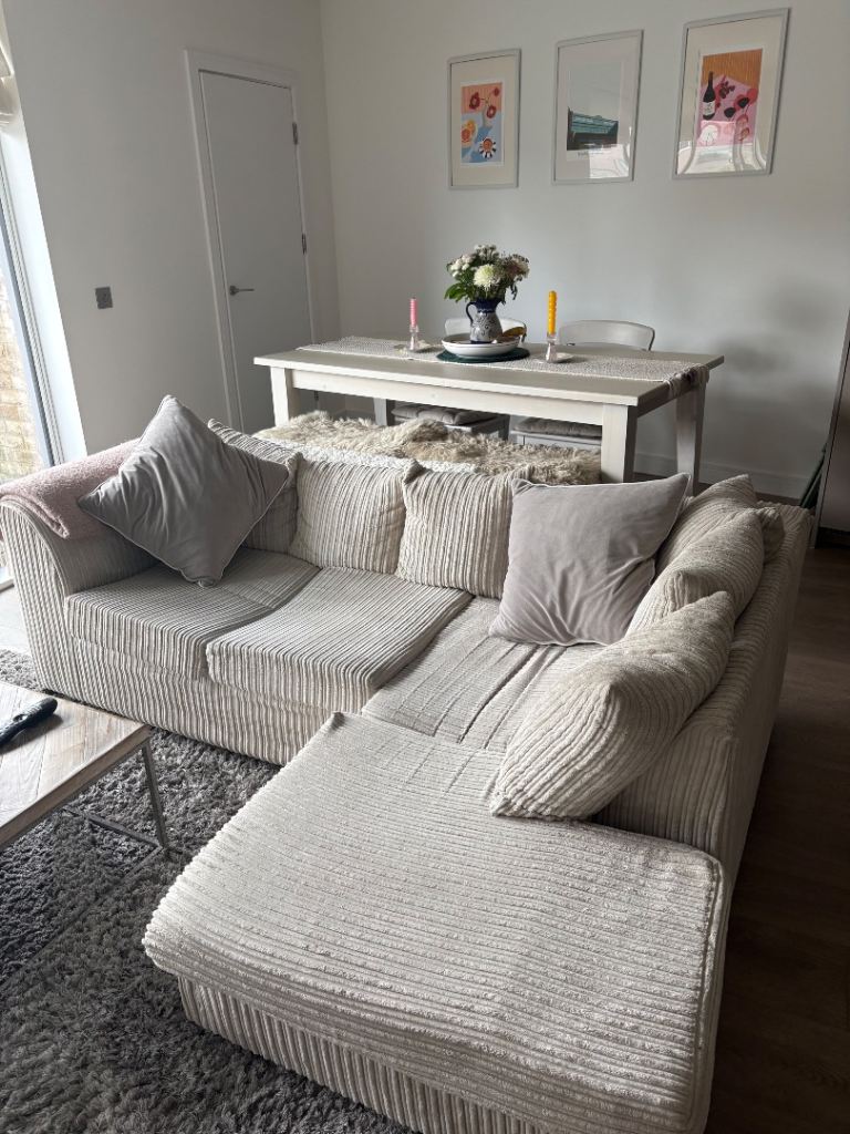Beige Corner Sofa SOLD