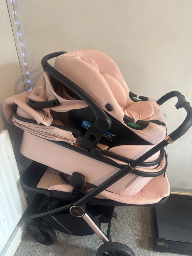 My Babiie Pushchair Travel System with Car Seat - Pink