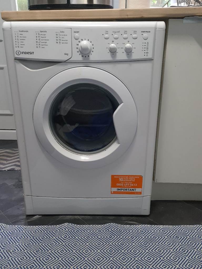 Indesit 6kg washer.1year old