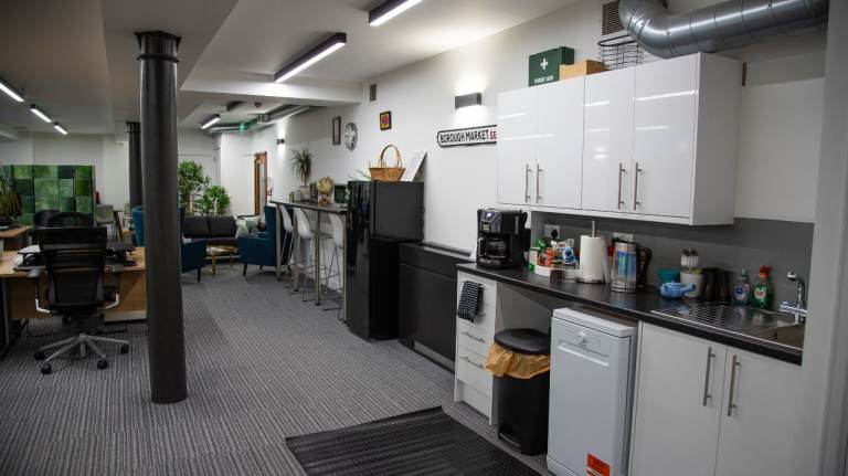 Creative office space for rent with video and podcast studio