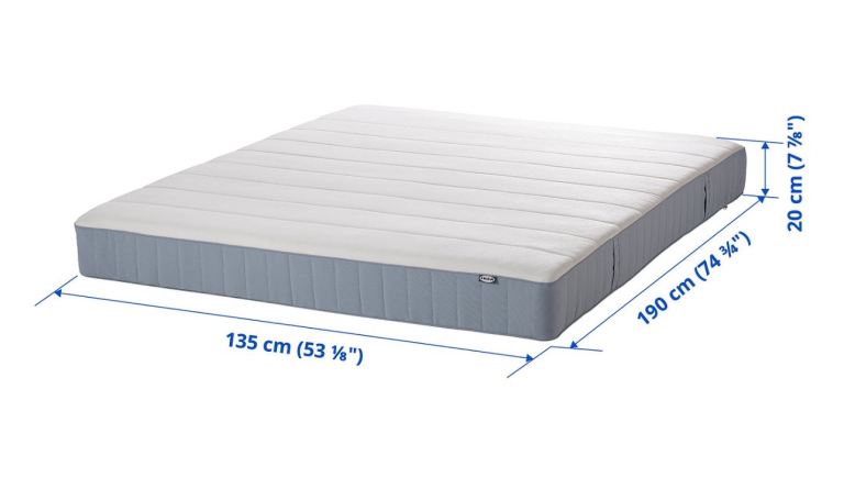 Pocket sprung mattress - Standard double