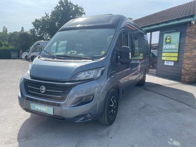 Swift Norden 599 3 berth 4 belt end bedroom, small garage campervan 