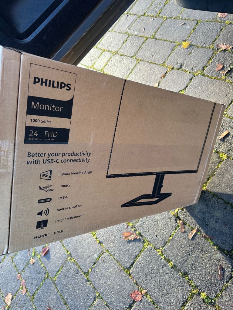 Philips Monitor 24 inch Brand New 