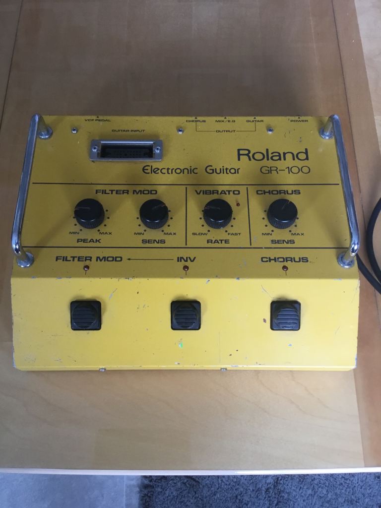 Roland GR 100 guitar synthesizer.