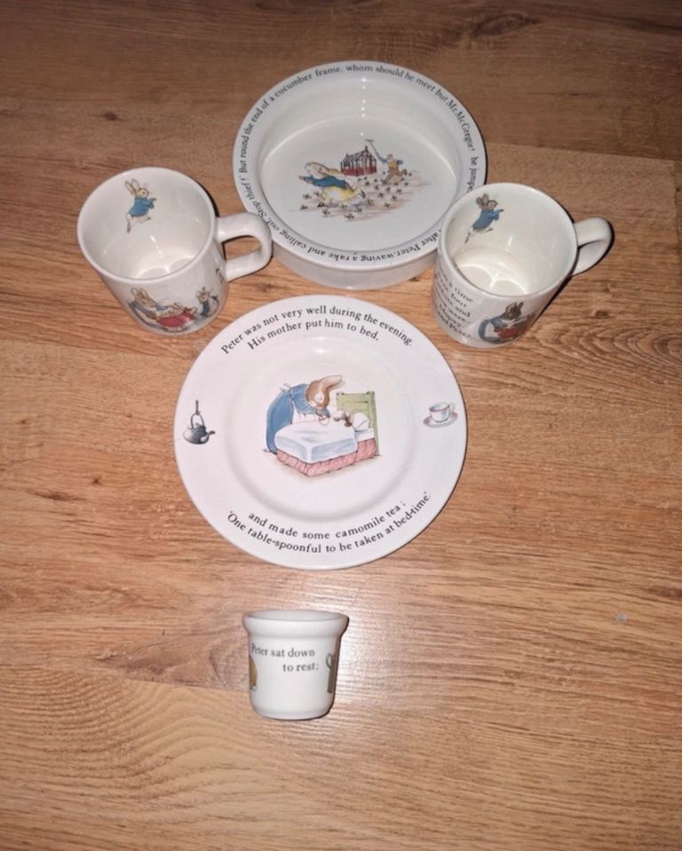 Original Wedgwood Peter Rabbit Set