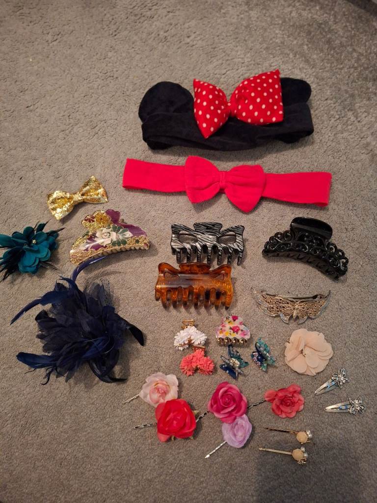 Variety of hair accessories 