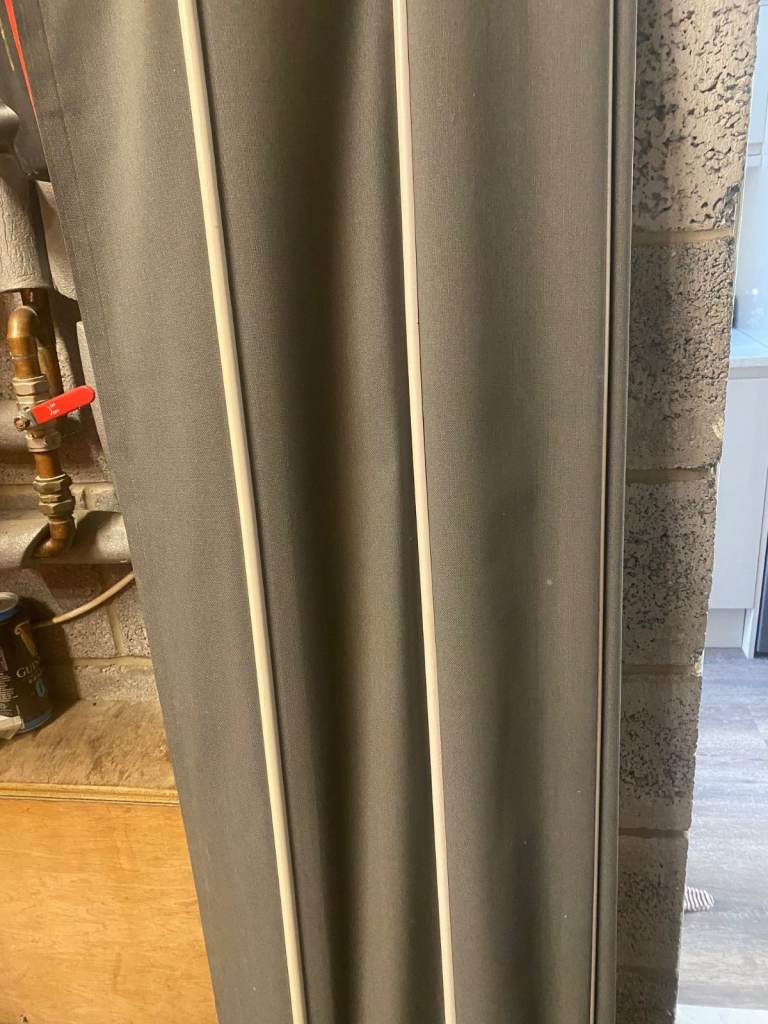 Grey Roman Blinds 