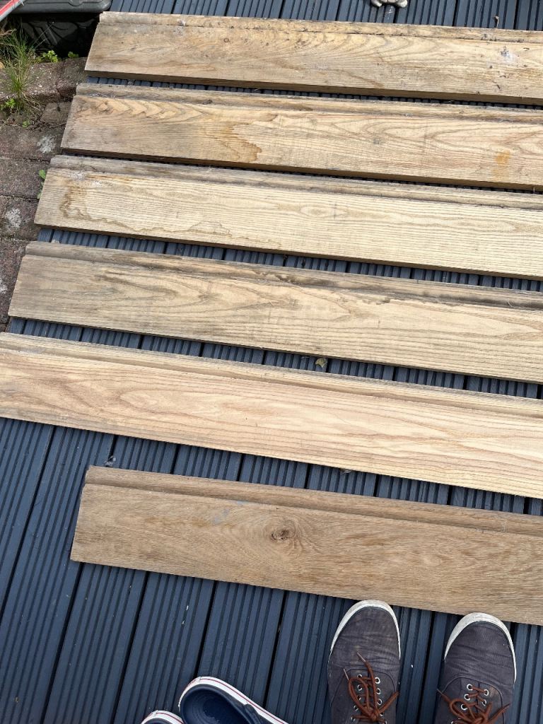 Torus oak skirting 