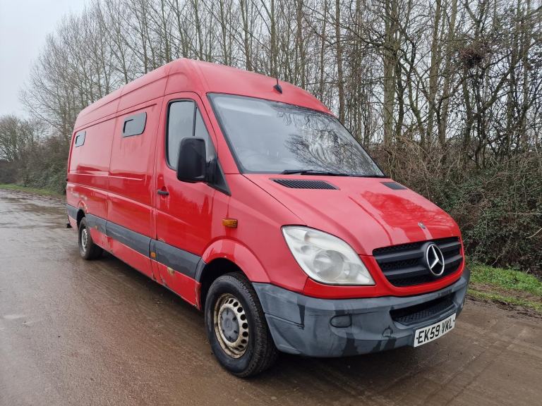 2009 Mercedes Sprinter LWB 3 Berth Camper Van Diesel  Drives Perfect  4m MOT