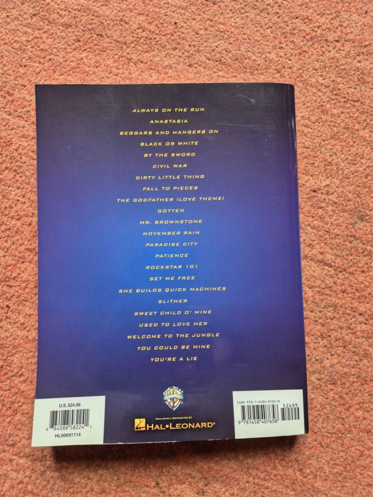 Slash GNR Guitar Tabs 