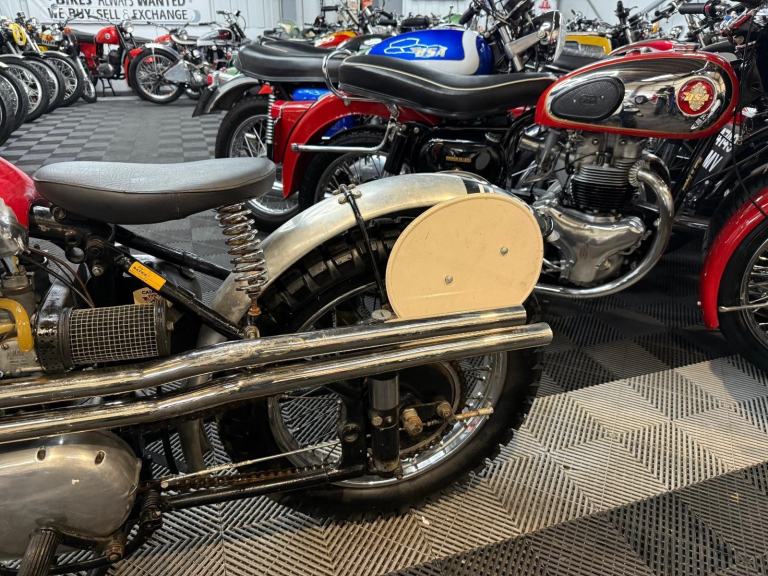 1950 BSA A7 500cc Plunger scrambler, high level pipes, ready to use! super cool 