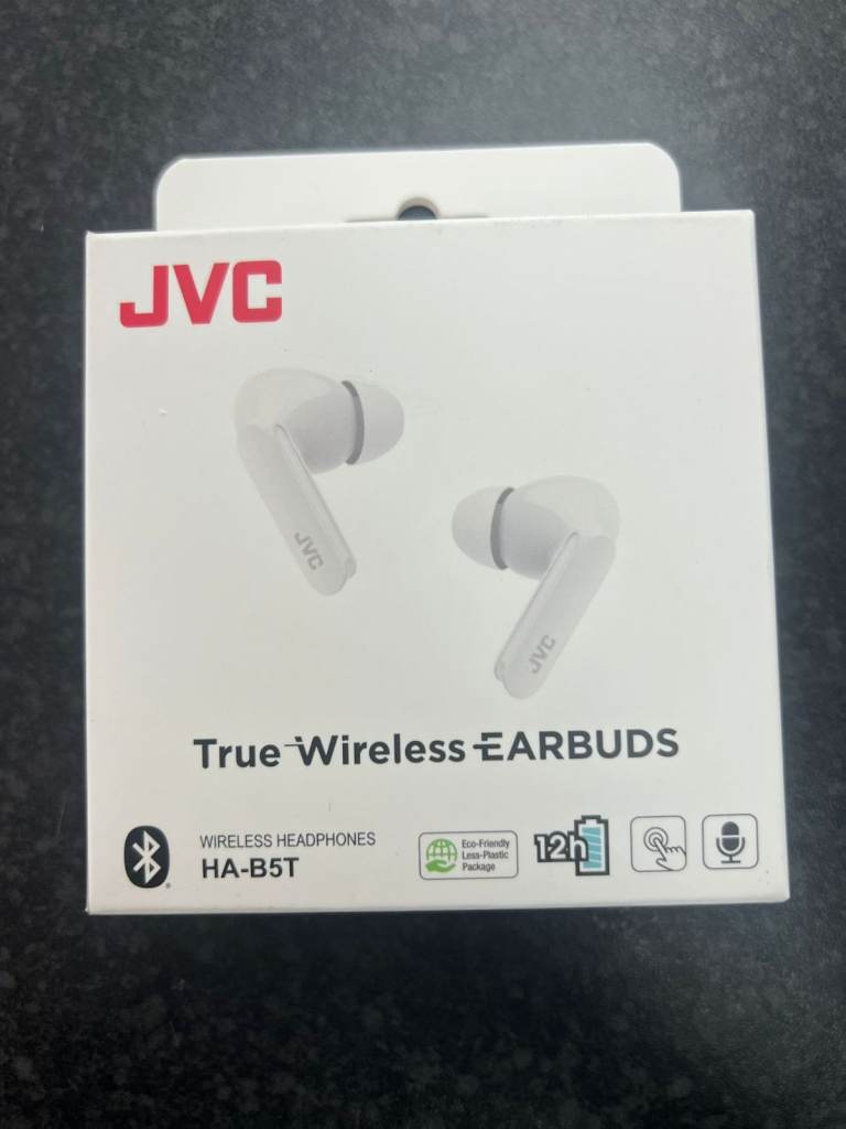 JVC HA-B5T True Wireless Earbuds – Touch Control & Extended Playtime