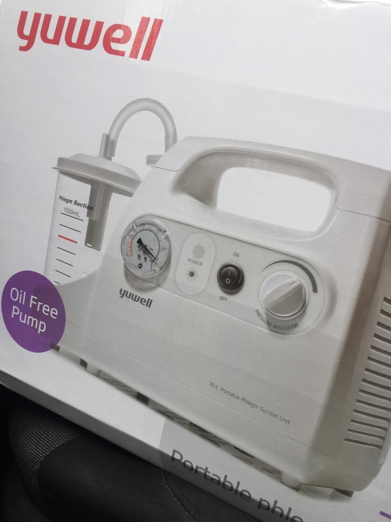  suction machine, comes with 6o rubber tubes attachments 