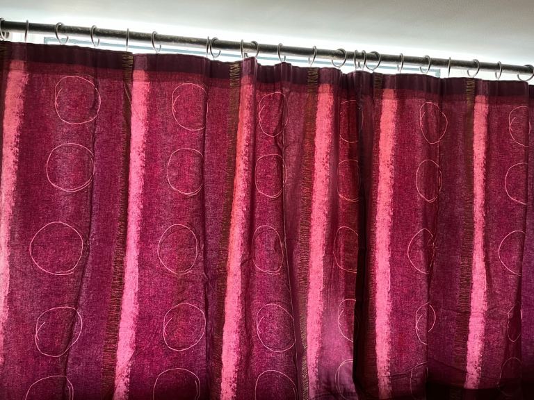 Pair of Cersise Curtains