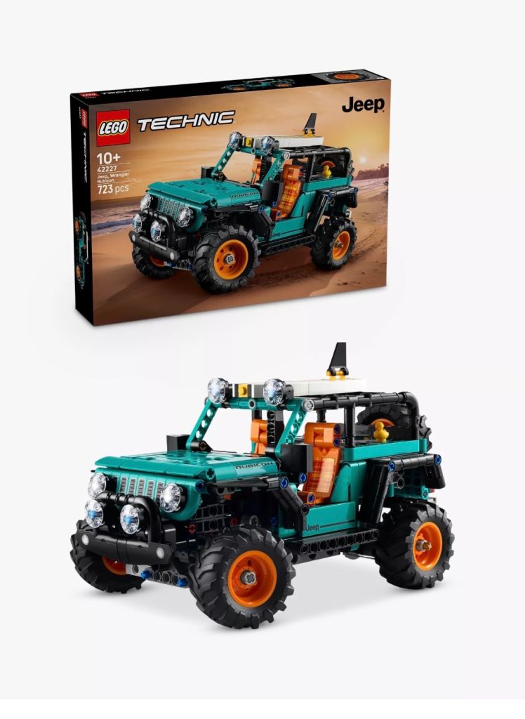 Lego technic 42227 wrangler Rubicon SUV car toy
