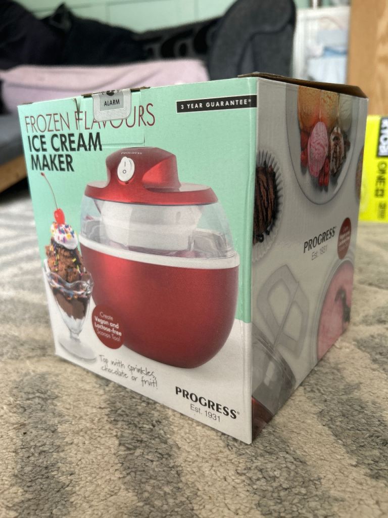 Progress ice cream maker