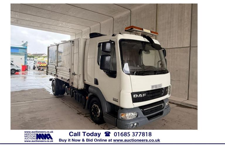 2008 DAF TRUCKS LF 45.220 4X2 10 TON HIGH SIDED TIPPER C/W TOOL BOX. ------------------------- NA...