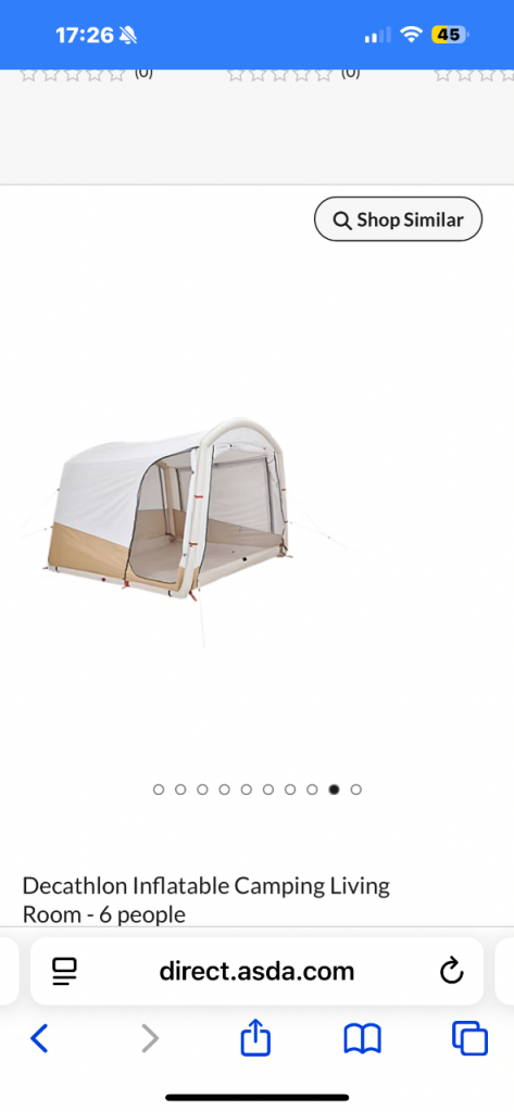 Decathlon Inflatable Camping Living Room - 6 People