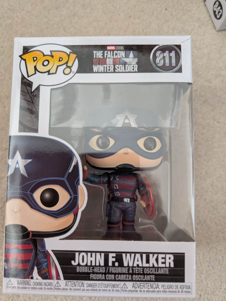2 The Falcon and the Winter Soldier series Funko Pop vinyls 