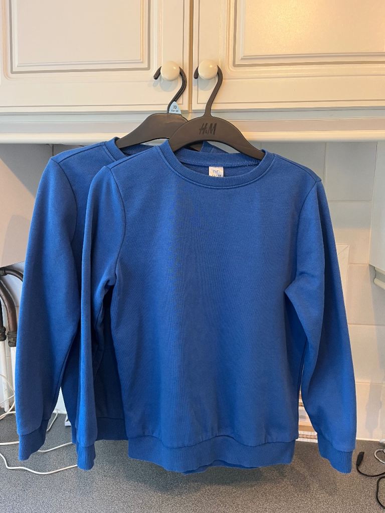Two Blue Kids Sweatshirts – Good Condition