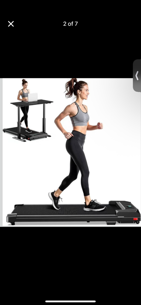Brand New Slim Under Desk Walking Pad Treadmill – Portable Home/Office, 6Km/h, Remote Control