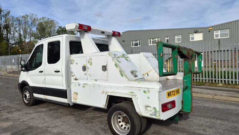 2022 72 FORD TRANSIT 2.0 EcoBlue 130 Double Cab Chassis Recovery Truck Salvage