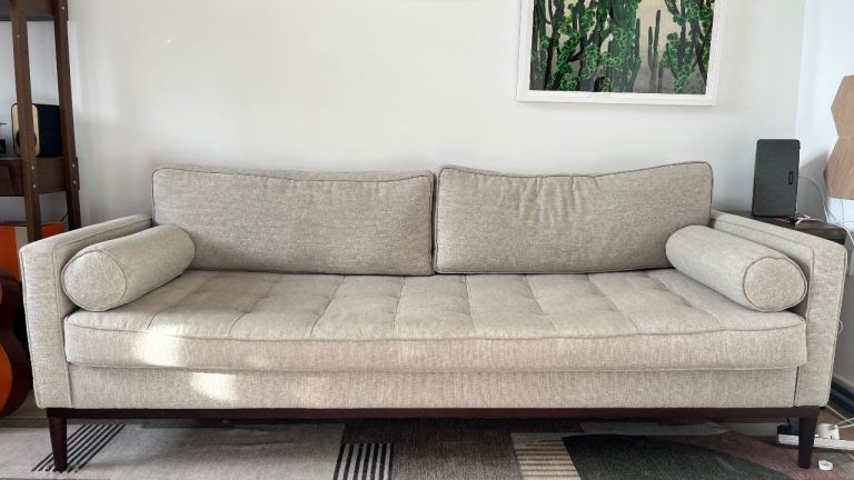 Swyft Model 02 sofa grey linen