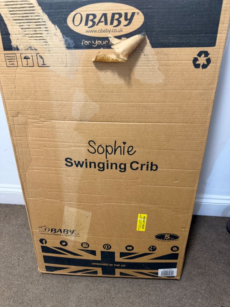 OBaby Sophie Swinging Crib and Car Seat