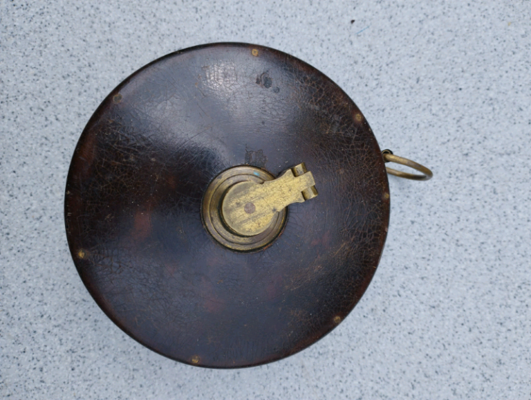 Vintage antique tape measure by Gardner and Co Glasgow.