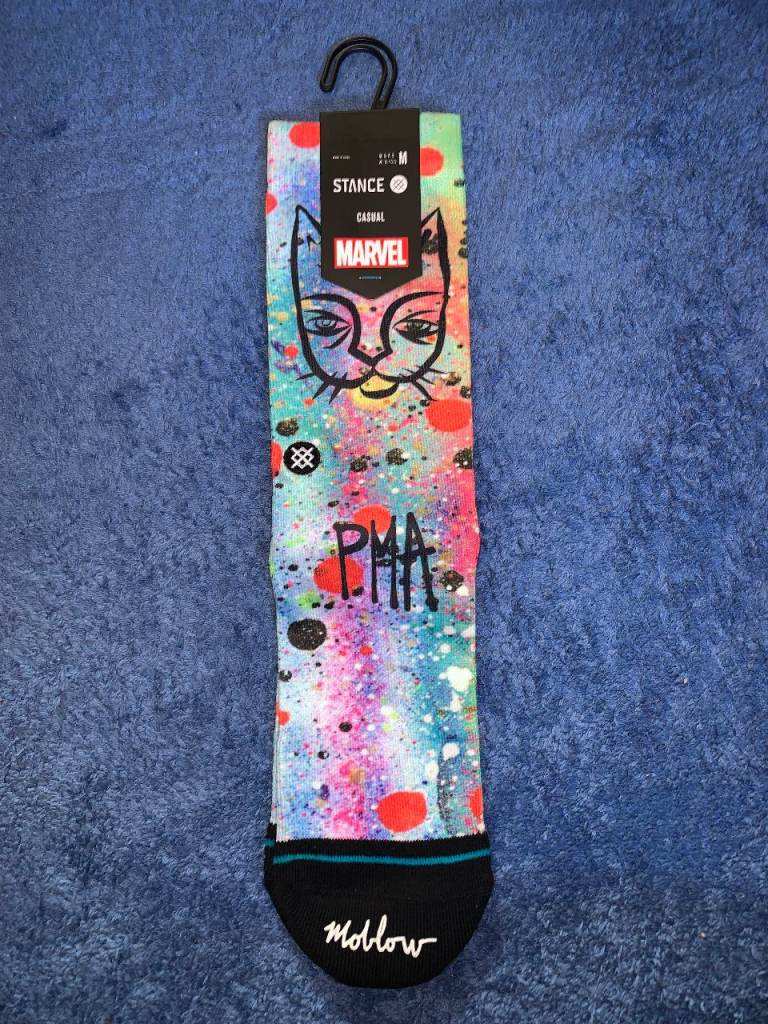 New Stance Mens Size Medium Marvel Oblow Socks IP1
