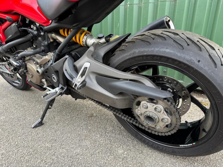 Ducati Monster 1200S White Stripe 2015 Red 23k Full Ducati History Ohlins