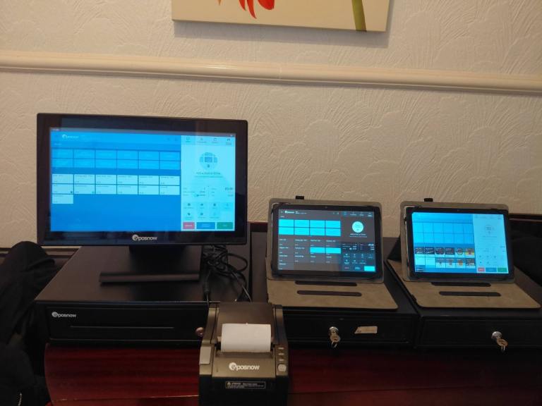 EPOSNOW Point of Sale System with Cash Drawers and Printer