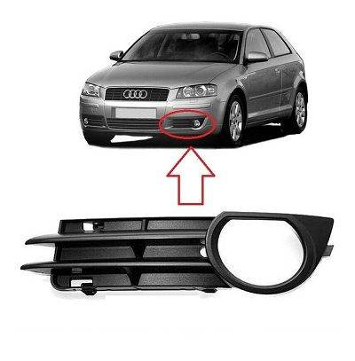 AUDI A3 2003-2008 FRONT PASSENGER SIDE GRILL