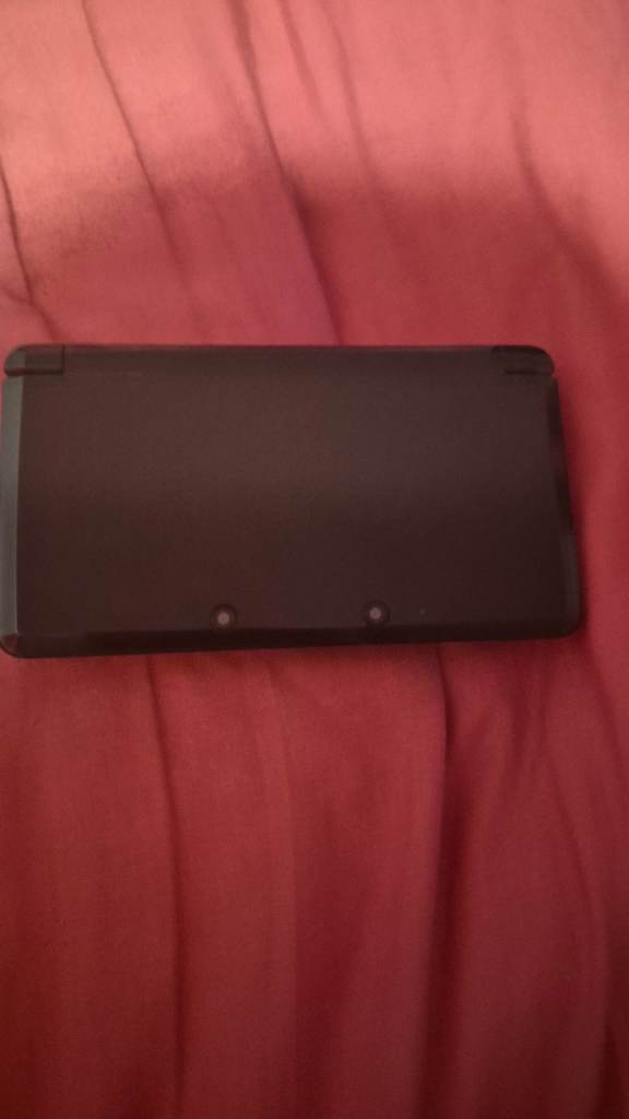 Nintendo 3DS (Cosmos Black) with Pokémon Omega Ruby
