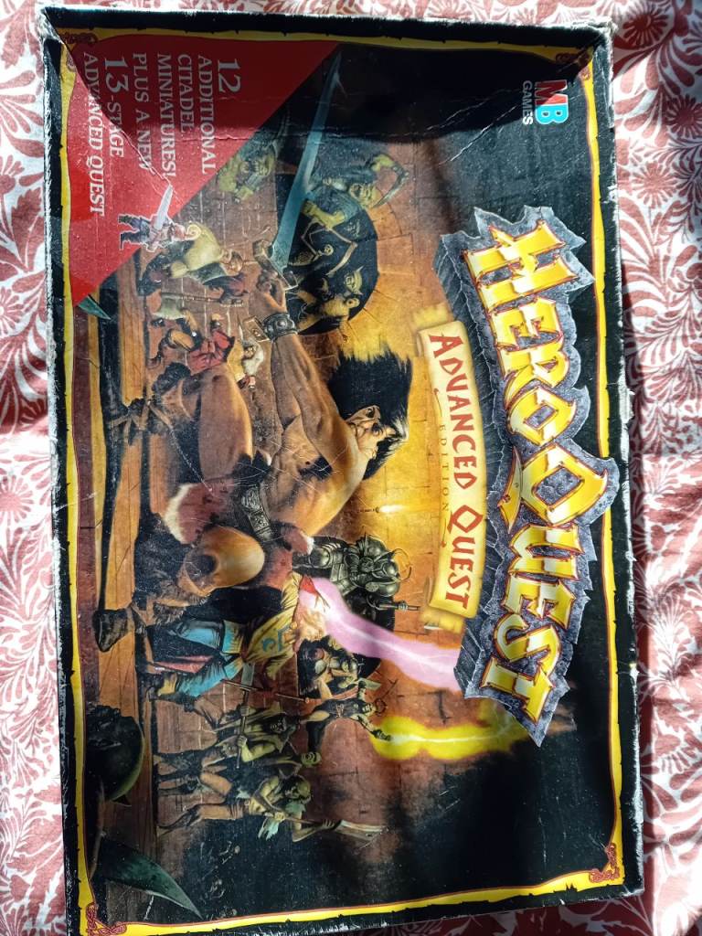 HeroQuest 13-Stage Advanced Quest Edition - Rare Collectible Vintage Board Game