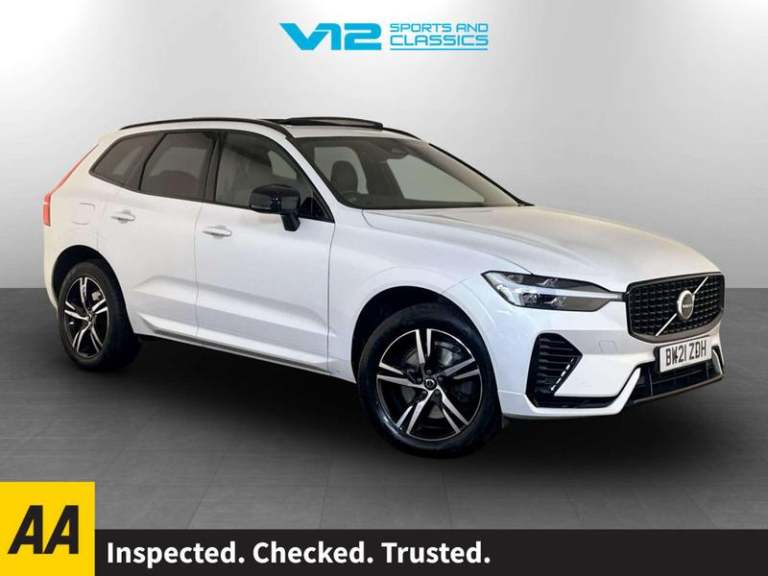 2021 Volvo XC60 2.0h T6 Recharge 11.6kWh R-Design Auto AWD Euro 6 (s/s) 5dr Automatic SUV Hybrid ...